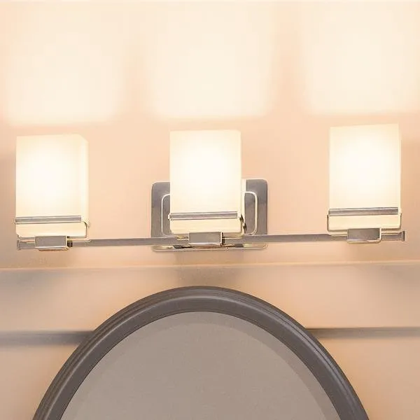 UHP2603 Transitional Bathroom Vanity Light, 6.5"H x 22.125"W, Polished Chrome Finish, Modena Collection — Urban Ambiance LED Linear Lights  3000K