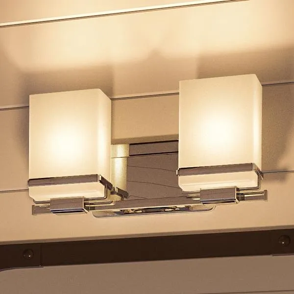 UHP2601 Transitional Bathroom Vanity Light, 6.5"H x 13"W, Polished Chrome Finish, Modena Collection — Urban Ambiance LED Linear Lights  3000K