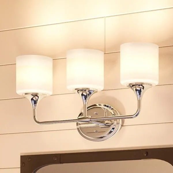 UHP2571 Contemporary Bathroom Vanity Light, 11.125"H x 23.875"W, Polished Chrome Finish, Coventry Collection — Urban Ambiance LED Linear Lights  3000K