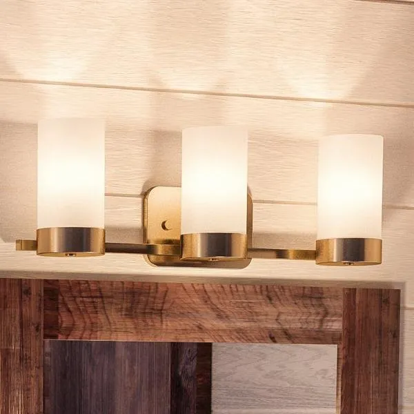 UHP2293 Contemporary Bathroom Vanity Light, 7.5"H x 24.75"W, Brushed Bronze Finish, Madison Collection — Urban Ambiance LED Linear Lights  3000K