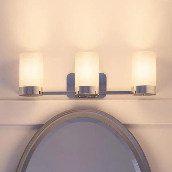 UHP2292 Contemporary Bathroom Vanity Light, 7.5"H x 24.75"W, Polished Chrome Finish, Madison Collection — Urban Ambiance LED Linear Lights  3000K