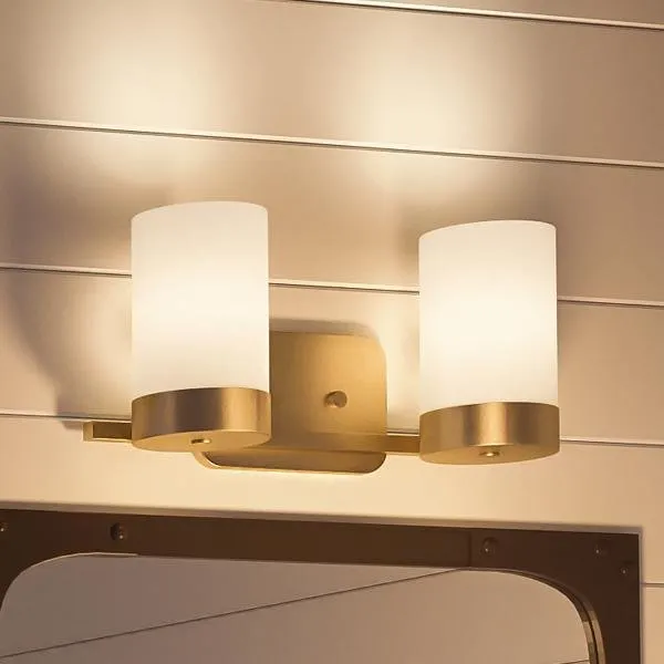 UHP2291 Contemporary Bathroom Vanity Light, 7.5"H x 15.375"W, Brushed Bronze Finish, Madison Collection — Urban Ambiance LED Linear Lights  3000K