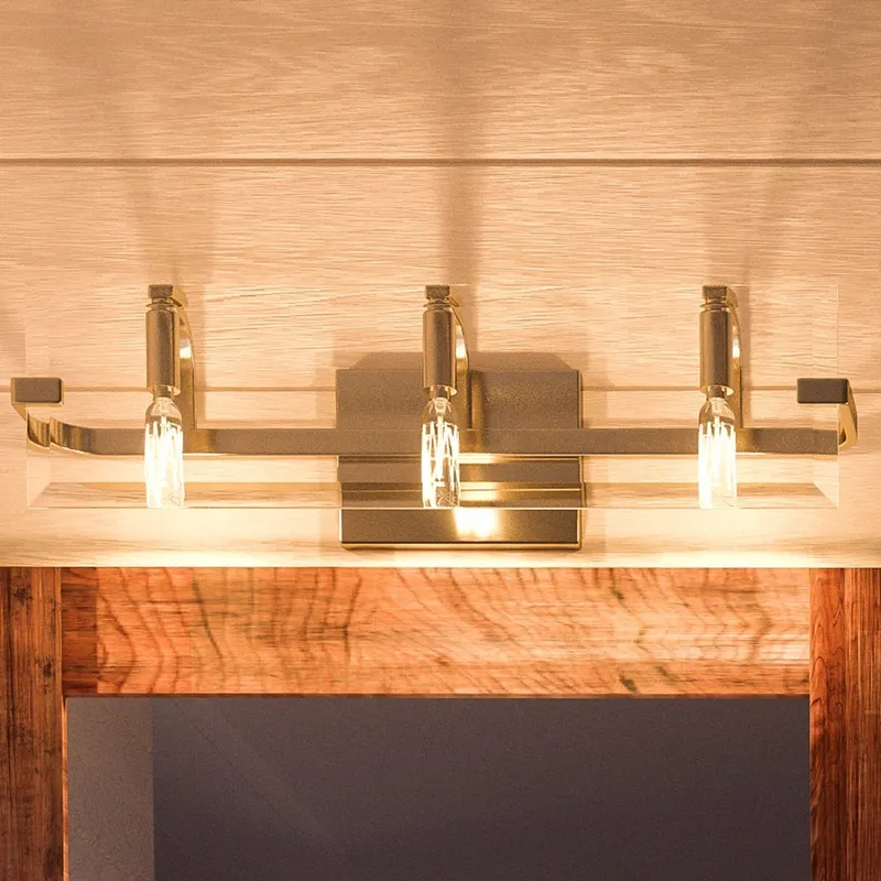 UHP2136 Contemporary Bathroom Vanity Light, 6.38"H x 24"W, Brushed Bronze Finish, Sevilla Collection — Urban Ambiance LED Wall Lights  3000K