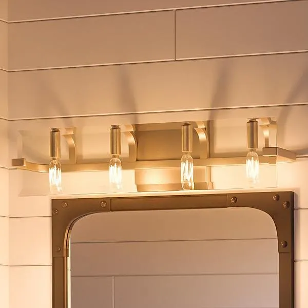 UHP2135 Contemporary Bathroom Vanity Light, 6.38"H x 30"W, Brushed Bronze Finish, Sevilla Collection — Urban Ambiance LED Wall Lights  3000K