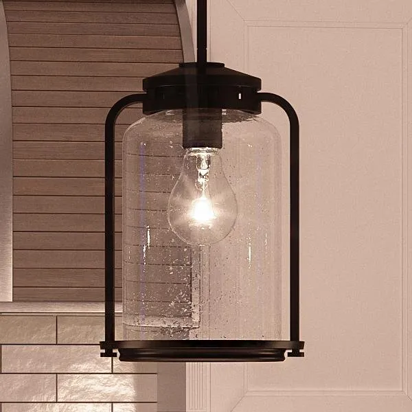 UHP2110 Nautical Pendant Light, 9.75"H x 6.25"W, Olde Bronze Finish, Carlsbad Collection — Urban Ambiance LED Landscape Lights  3000K