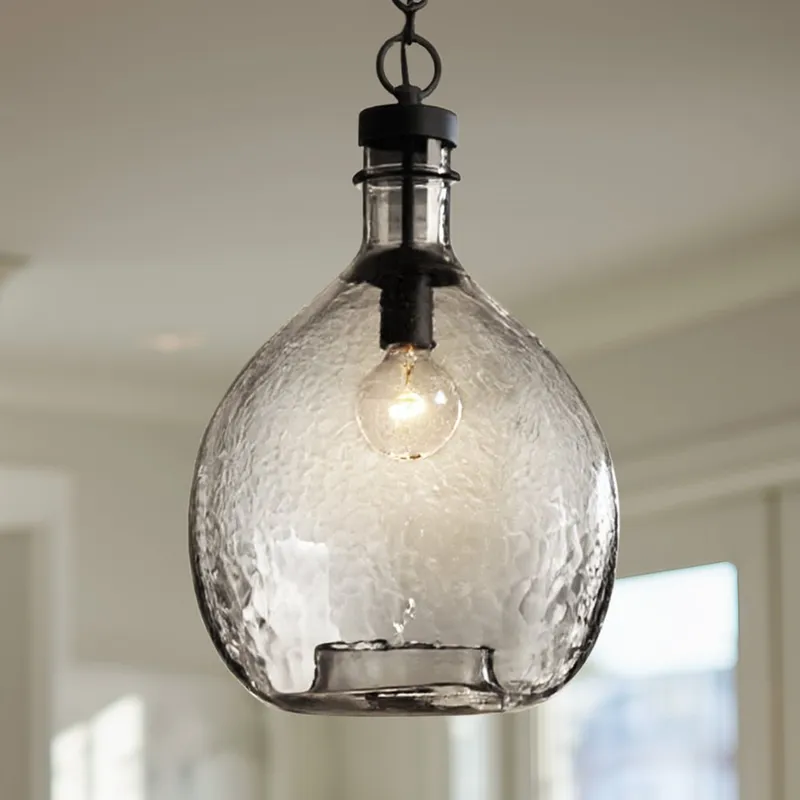 UHP2770 Modern Farmhouse Pendant, 20-3/8"H x 13"W, Charcoal Finish, Hobart Collection — Urban Ambiance LED Landscape Lights 100.0W 3000K
