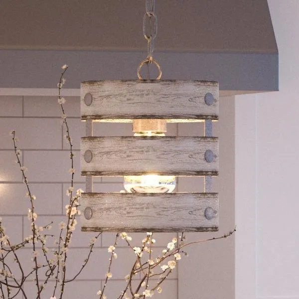 UHP2473 Modern Farmhouse Pendant, 10"H x 8-1/2"W, Galvanized Steel Finish, Adelaide Collection — Urban Ambiance LED Landscape Lights  3000K