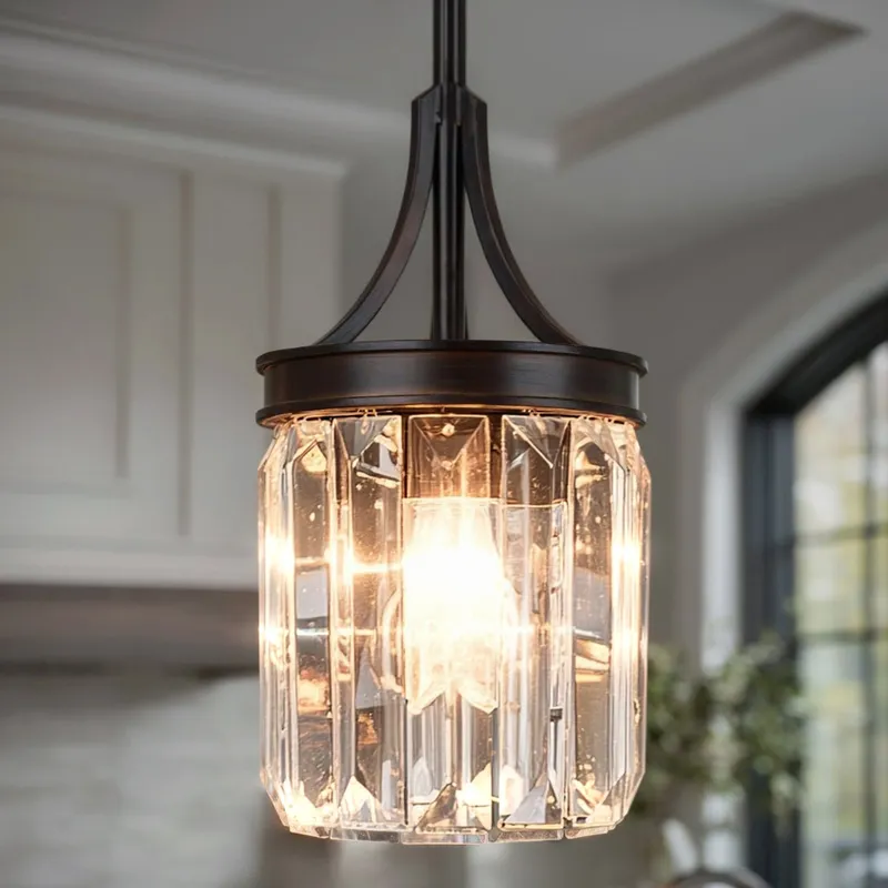UHP2460 Traditional Pendant, 11-1/4"H x 6"W, Olde Bronze Finish, Lille Collection — Urban Ambiance LED Landscape Lights  3000K