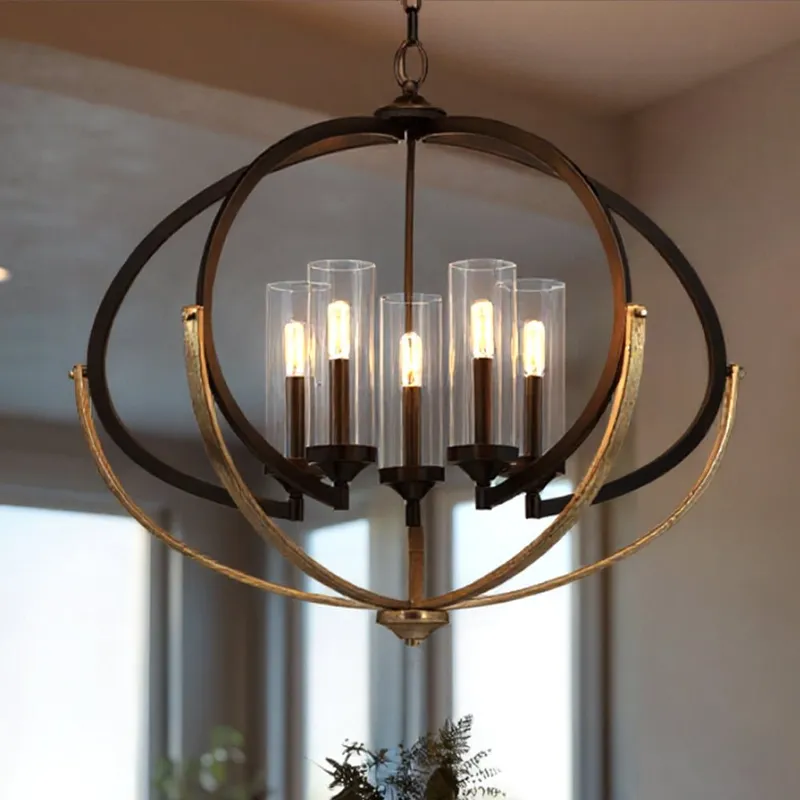 UHP2351 Mediterranean Chandelier, 27-7/8"H x 33-3/4"W, Olde Bronze Finish, Baton Rouge Collection — Urban Ambiance LED Landscape Lights  3000K