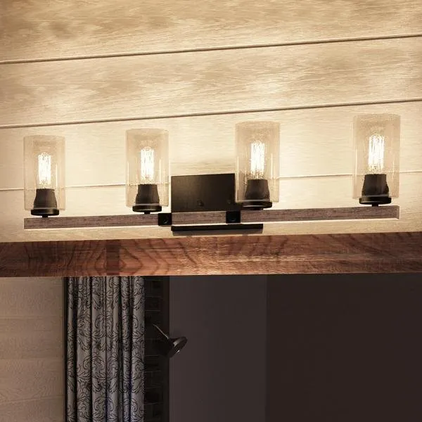 UHP2082 Vintage Bath Fixture, 8"H x 32-1/4"W, Olde Bronze Finish, Darlington Collection — Urban Ambiance LED Linear Lights  3000K