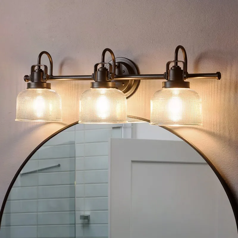 UHP2044 Luxe Industrial Bath Fixture, 8-3/4"H x 26-1/4"W, Fashion Bronze Finish, Harlow Collection — Urban Ambiance LED Linear Lights 100.0W 3000K
