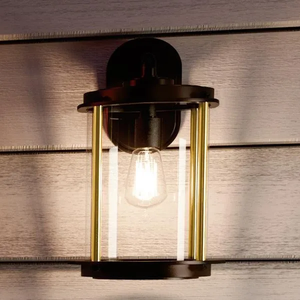UHP1090 Vintage Outdoor Wall Light, 16-1/2"H x 9-3/4"W, Architectural Bronze, Durham Collection — Urban Ambiance LED Linear Lights  3000K