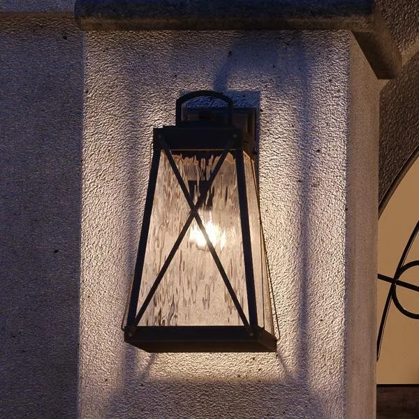 UHP1054 English Country Outdoor Wall Light, 19-1/4"H x 10-1/2"W, Olde Bronze Finish, Saint Paul Collection — Urban Ambiance LED Wall Lights  3000K