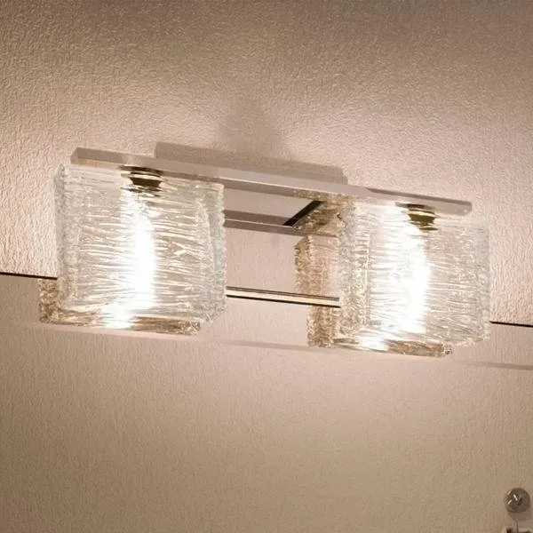 UQL2721 Modern Bathroom Light, 6.75"H x 15"W, Polished Chrome Finish, San Diego Collection — Urban Ambiance LED Linear Lights  3000K