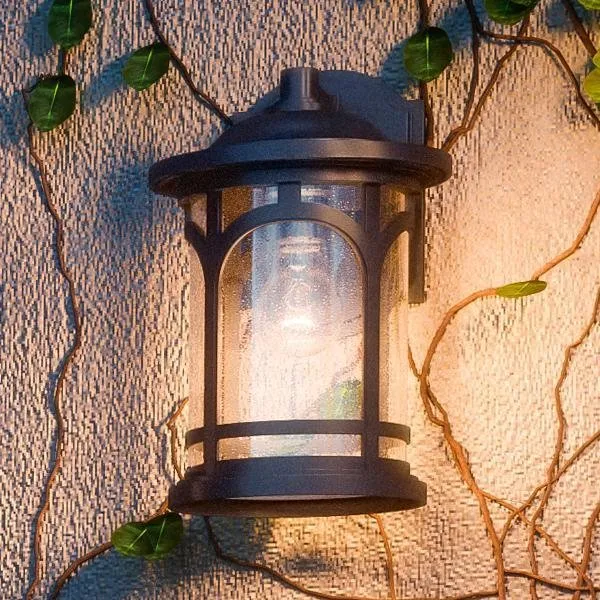 UQL1101 Rustic Outdoor Wall Light, 11"H x 7"W, Parisian Bronze Finish, Sydney Collection, Marine-Grade Construction — Urban Ambiance LED Wall Lights  3000K