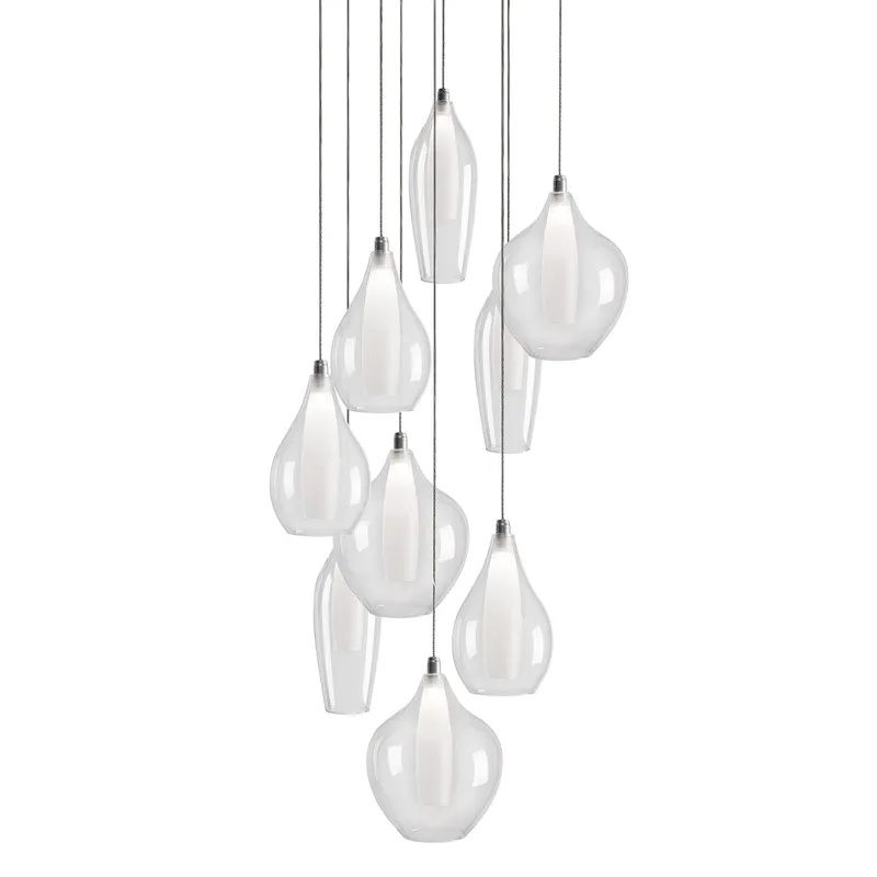 Victoria 9 Head Multi Pendant — Kuzco Lighting LED Landscape Lights  3000K