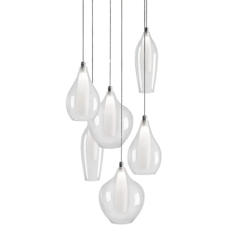 Victoria 6 Head Multi Pendant — Kuzco Lighting LED Landscape Lights  3000K
