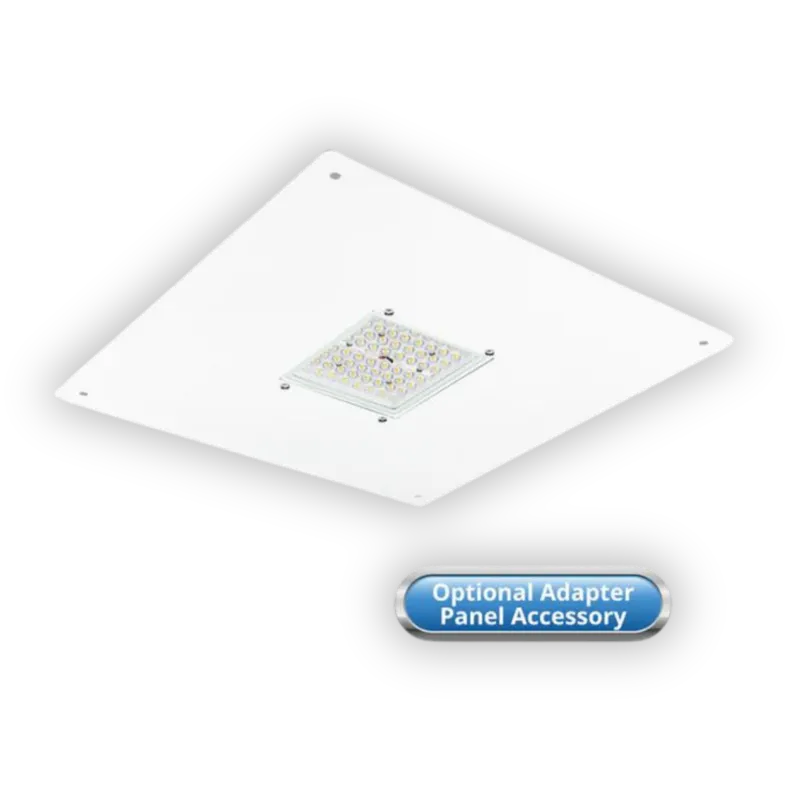 Square LED Eave and Soffit Light PGC Series — Jarvis Lighting LED Canopy Lights 34.0W 5000K