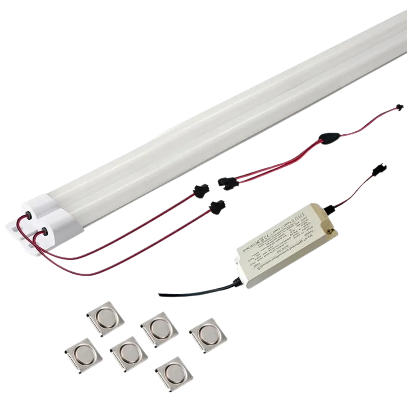 Magnetic Troffer Retrofit Strip Kit 2 ft JSK Series — Jarvis Lighting LED Downlights 16.0W 3500K