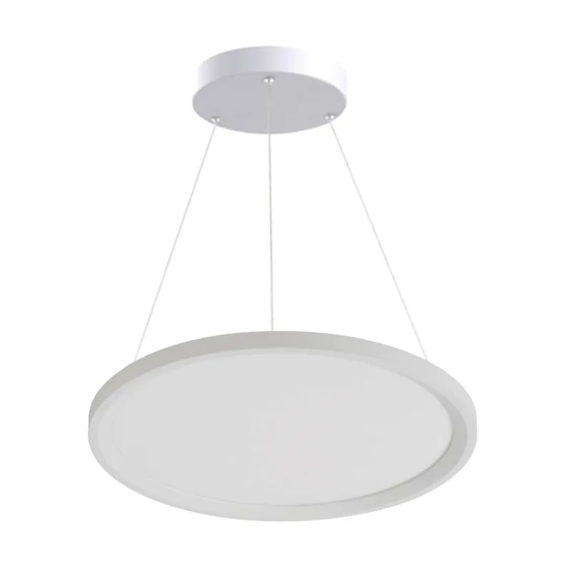 The round LED pendant light mini slim with diferent size 400mm 500mm 600mm 800mm aluminum housing acrylic Edgelit light for uplighting and downlighting — Halcon Lighting LED Downlights  