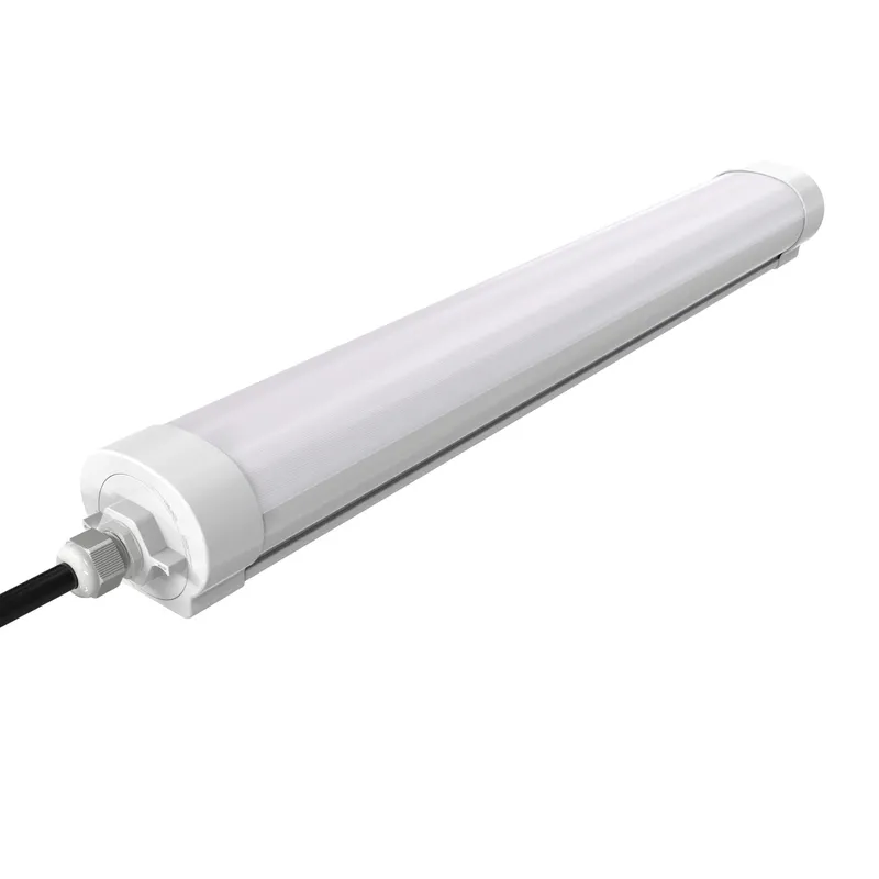 2ft 4ft 8FT LED Vapor Tight Light 120-100-80W tunable 15600lm LED Vapor Proof Lighting Fixture IP66 100-277V LED Outdoor Shop Light Waterproof for Parking Garage Car Wash Warehouse — Halcon Lighting LED Area Lights 80.0W 