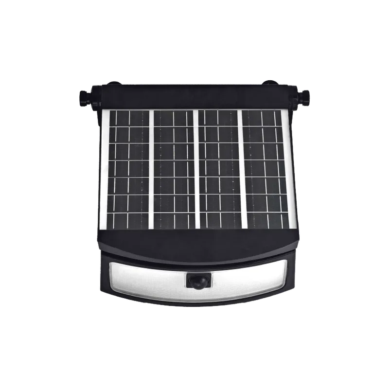 Off-Grid LED Solar Wall Pack Light, 1600 Lumens, CCT Selectable, Compares 100W HID — Warehouse Lighting LED Wall Lights 100.0W 