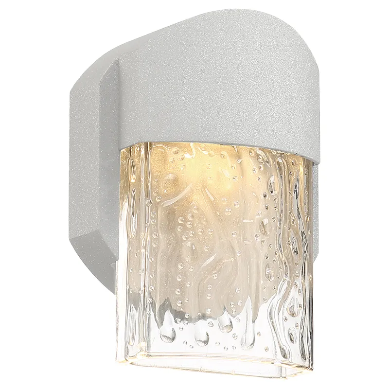 Mist Outdoor LED Wall Mount, 3000K, 1100 Lumens, 15W, 120V, Satin — Warehouse Lighting LED Wall Lights 15.0W 3000K