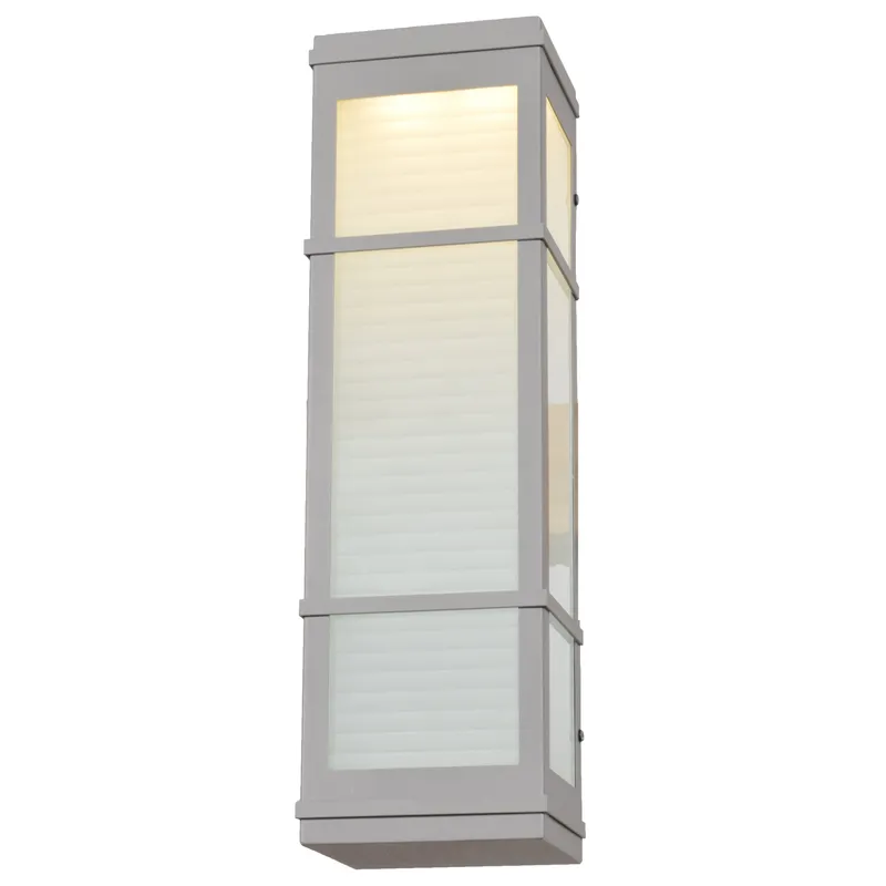 Metropolis Outdoor LED Wall Mount, 3000K, 1900 Lumens, 28W, 120V, Satin — Warehouse Lighting LED Wall Lights 28.0W 3000K