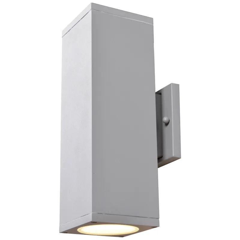 Bayside Bi-Directional Outdoor LED Wall Mount, 3000K, 2100 Lumens, 30W, 120V, Satin — Warehouse Lighting LED Wall Lights 30.0W 3000K