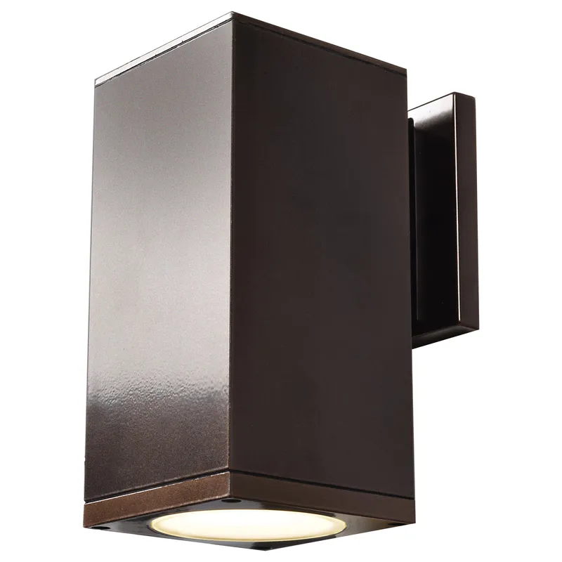 Bayside Outdoor LED Wall Mount, 3000K, 1000 Lumens, 15W, 120V, Bronze or Satin — Warehouse Lighting LED Wall Lights 15.0W 3000K