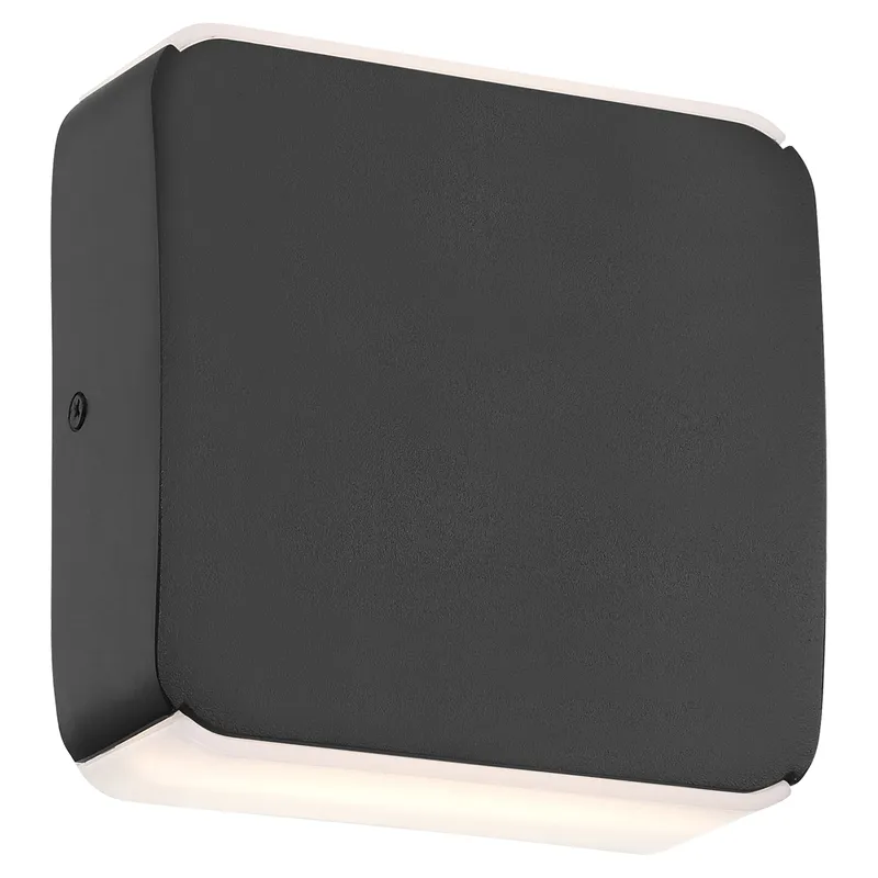 Newport Bi-Directional Outdoor LED Wall Mount, 3000K, 1000 Lumens, 12W, 120V, Black, Satin, or White — Warehouse Lighting LED Wall Lights 12.0W 3000K