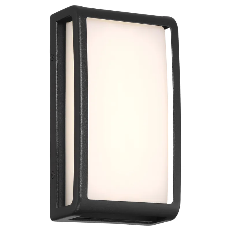 Montana, Outdoor LED Wall Mount, 3000K, 800 Lumens, 9W, 120V, Black, Satin, or White — Warehouse Lighting LED Wall Lights 9.0W 3000K