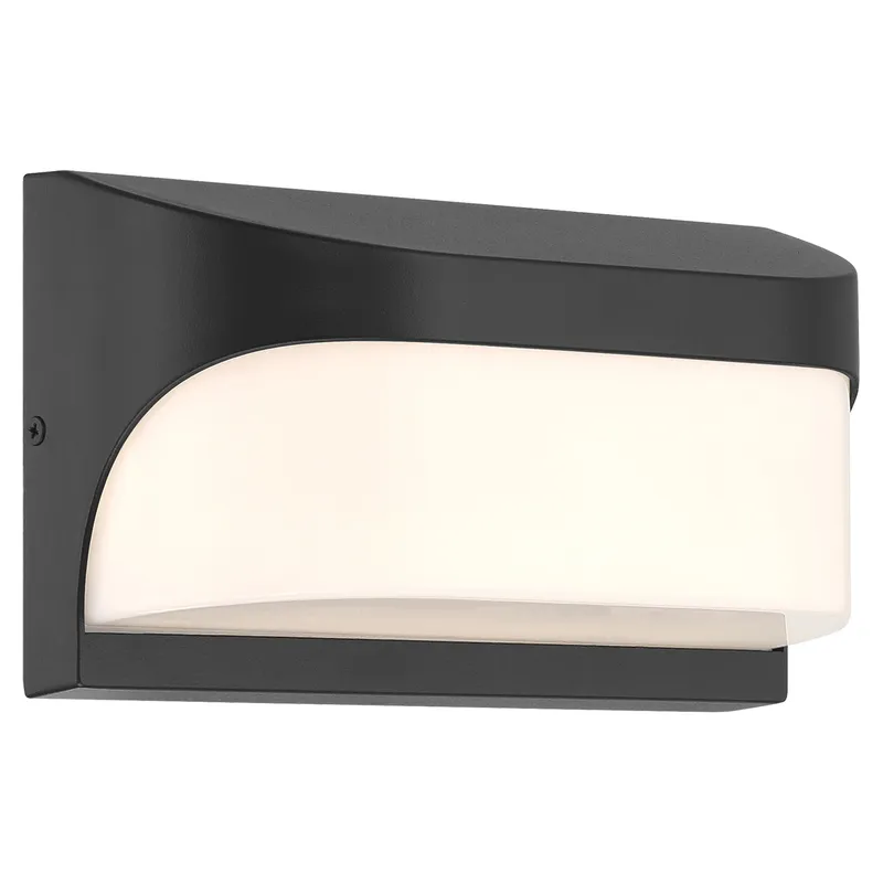 Laguna Outdoor LED Wall Mount, 3000K, 1000 Lumens, 11W, 120V, Black, Satin, or White — Warehouse Lighting LED Wall Lights 11.0W 3000K