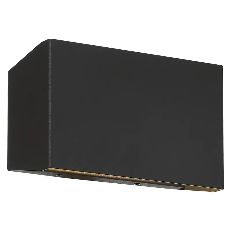 5" Amora Bi-Directional Outdoor LED Wall Mount, 3000K, 1200 Lumens, 16W, 120V, Black or Satin — Warehouse Lighting LED Wall Lights 16.0W 3000K