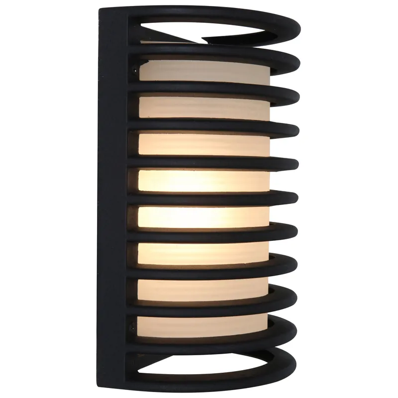 Bermuda 1 Light Outdoor LED Wall Mount, 3000K, 800 Lumens, 10W, 120V, Black, Bronze, Satin or White — Warehouse Lighting LED Wall Lights 10.0W 3000K