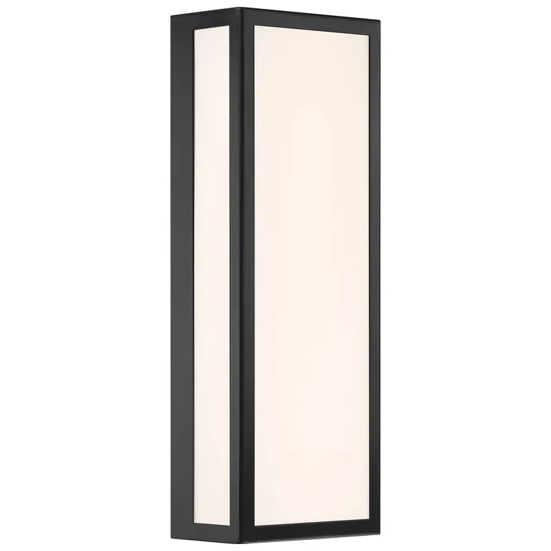 18" GEO Outdoor LED Wall Sconce, 1800 Lumens, 3000K, 120-277V, Black or Bronze — Warehouse Lighting LED Wall Lights 15.0W 3000K