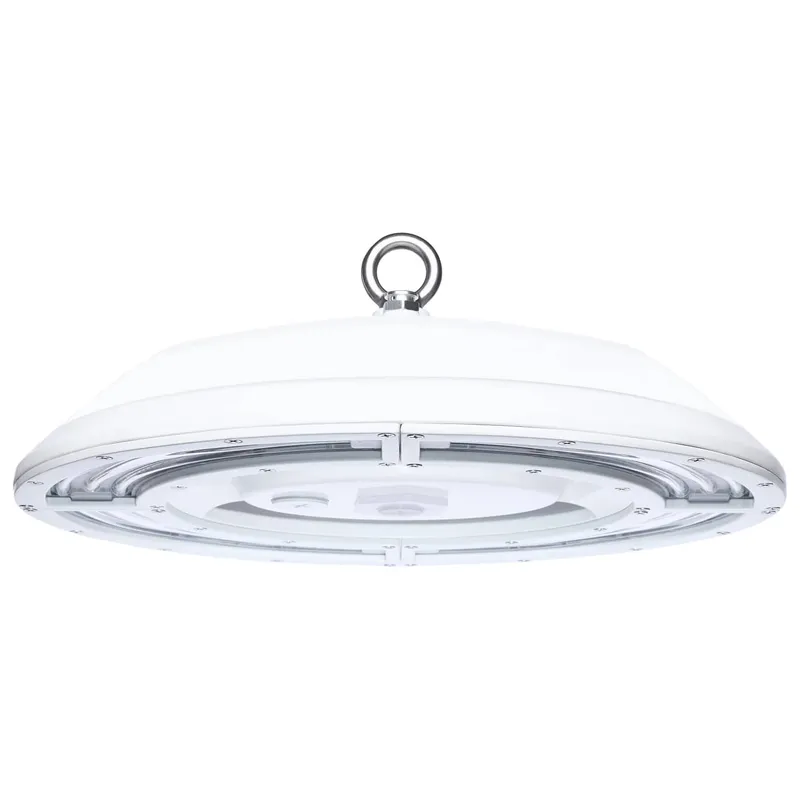 LED UFO High Bay, 30,000 Lumen Max, Wattage and CCT Selectable, 120-277V, White — Warehouse Lighting LED High Bay Lights 100.0W 4000K