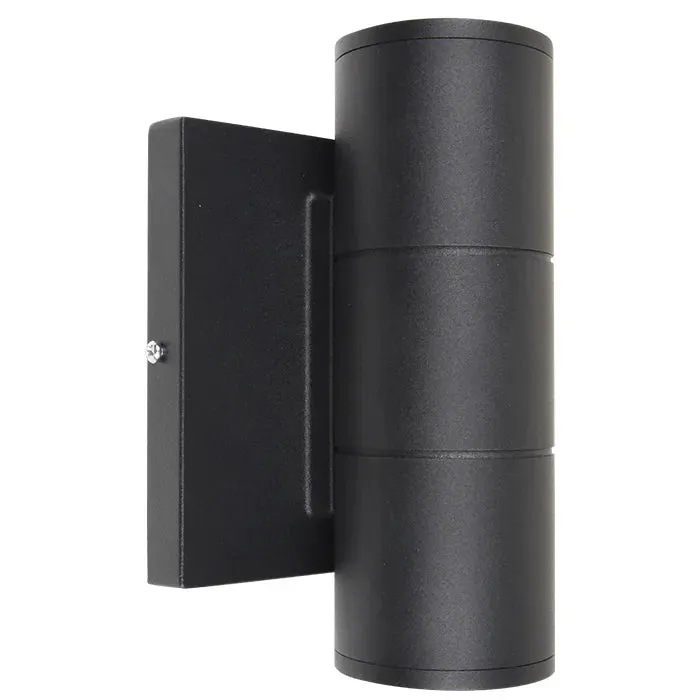 2" LED Wall Mount Cylinder Light, 700 Lumens, 10W, 3000K or 5000K, 120-277V, Black — Warehouse Lighting LED Wall Lights 10.0W 3000K