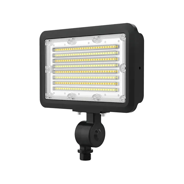 LED Flood Light, 7800 Lumen Max, Wattage and CCT Selectable, Photocell Included,120-277V — Warehouse Lighting LED Flood Lights  