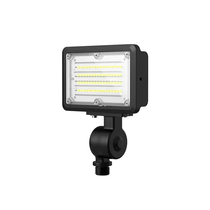 LED Flood Light, 1950 Lumen Max, Wattage and CCT Selectable, Photocell Included,120-277V — Warehouse Lighting LED Flood Lights  