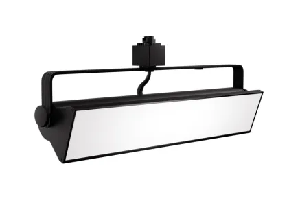 20" LED Pipe™ Wall Wash Track Fixture, 2500 Lumens, 40W, CCT Selectable, 120V, Black or White Finish — Warehouse Lighting LED Wall Lights 40.0W 2700K
