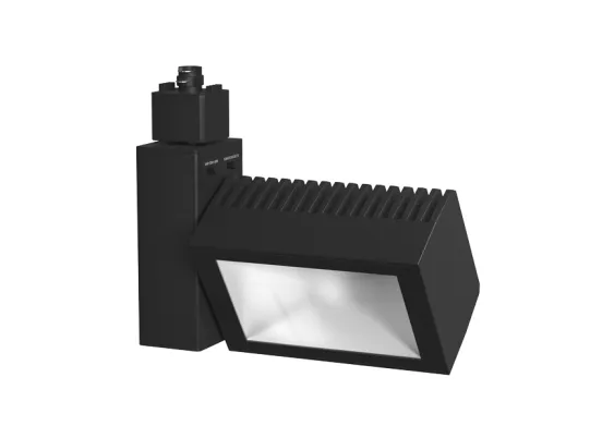LED Boom™ Wall Wash Track Fixture, 3350 Lumen Max, Wattage and CCT Selectable, 120V, Black or White Finish — Warehouse Lighting LED Wall Lights 24.0W 2700K