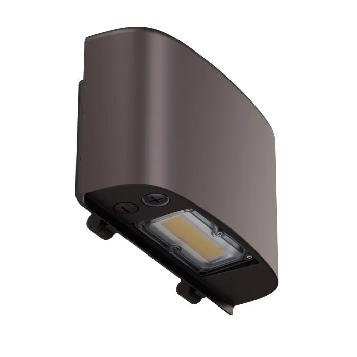 LED Full Cut-Off Wall Packs, 5200 Lumen Max, Wattage and CCT Selectable, Photocell Included, 120-277V, Bronze, Black or White Finish — Warehouse Lighting LED Wall Lights  
