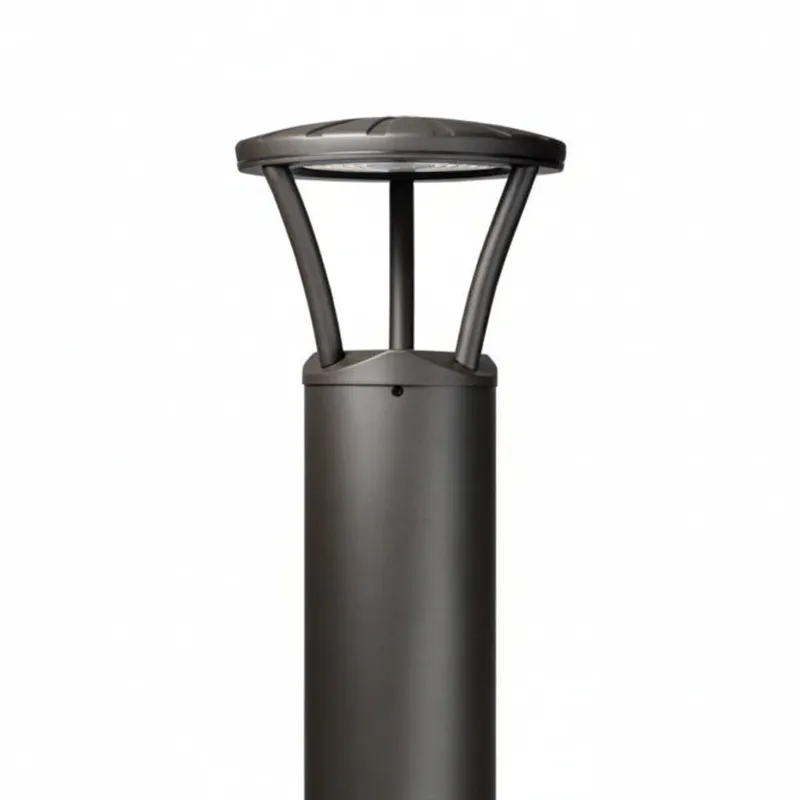 LED Bollard Light, 3000 Lumen Max, Wattage and CCT Selectable, 120-277V, Bronze — Warehouse Lighting LED Bollards & Pathway Lights 10.0W 3000K