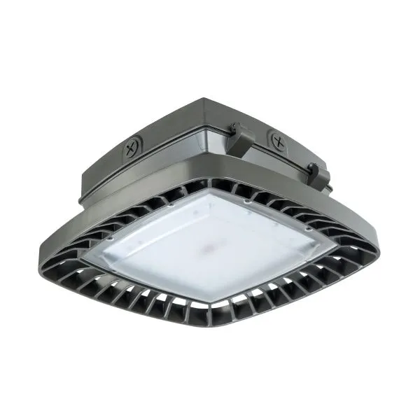 LED Canopy Light, 5400 Lumens, 40W, 3000K, 120-277V, Dark Sky Compliant — Warehouse Lighting LED Canopy Lights 40.0W 3000K