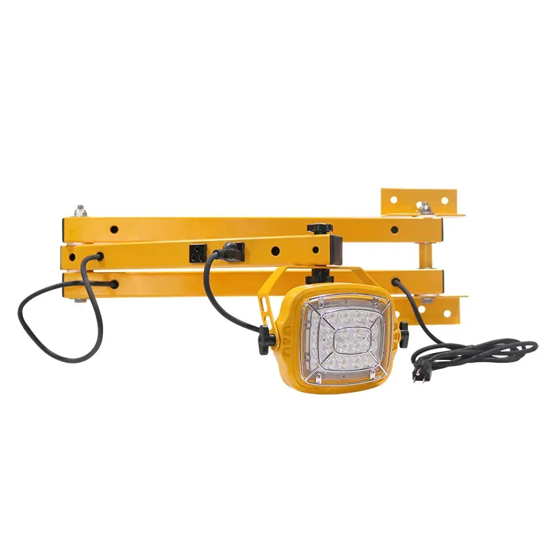 Square LED Loading Dock Light, 6930 Lumens, 63W, 5700K, 120V — Warehouse Lighting LED Bulbs & Lamps 63.0W 5700K