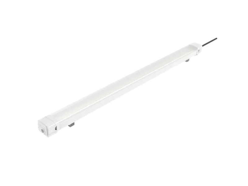 4FT LED Tri-Proof Vapor Tight Fixture, 7000 Lumen Max, Wattage and CCT Selectable, 120-277V — Warehouse Lighting LED Linear Lights  