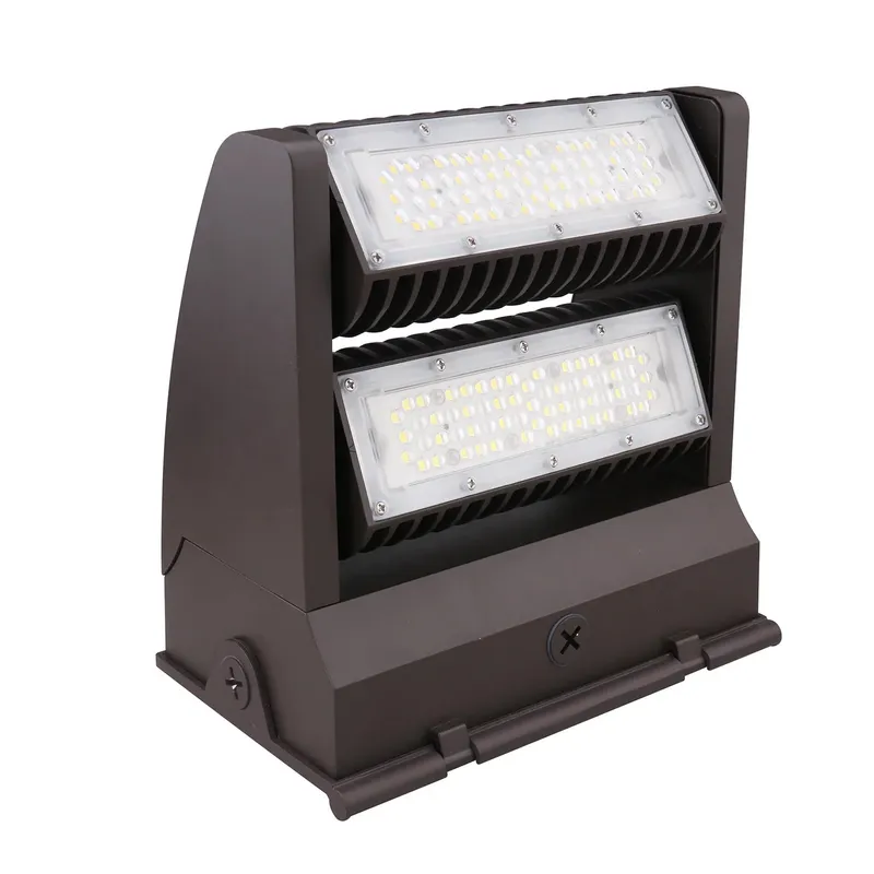 LED Rotatable Wall Pack, 10,800 Lumens, 80W, 5000K, 120-277V — Warehouse Lighting LED Wall Lights 80.0W 5000K