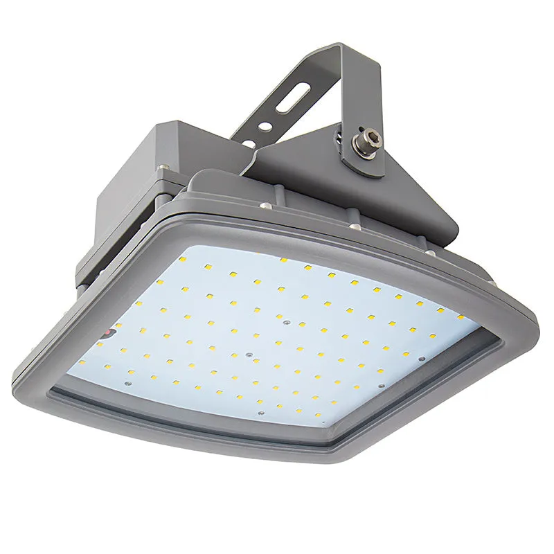 LED Explosion Proof Flood Light, Class 2 Division 1, 13,000 Lumens, 100W, 5000K, 100-277V — Warehouse Lighting LED Flood Lights 100.0W 5000K
