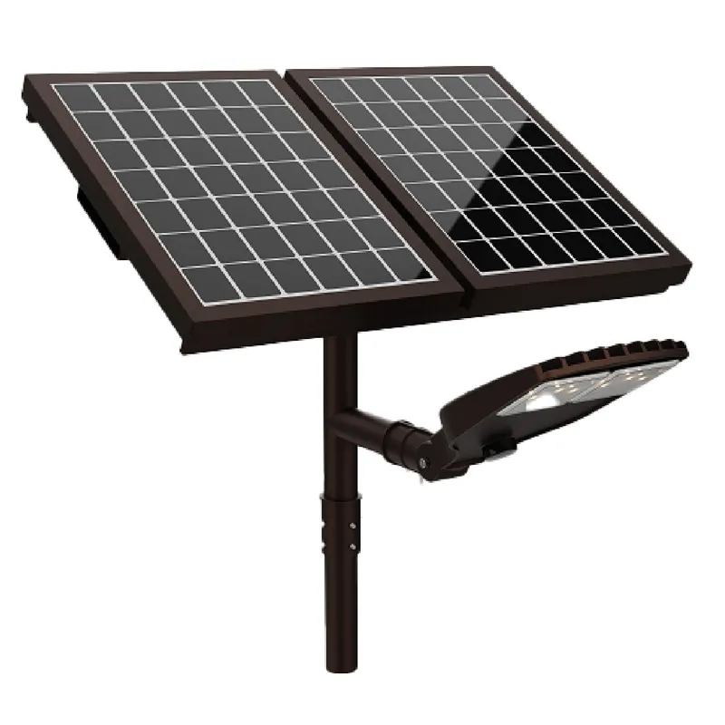 Off-Grid LED 50W Solar Area Light G3, 10,000 Lumens, CCT Selectable — Warehouse Lighting LED Area Lights 50.0W 